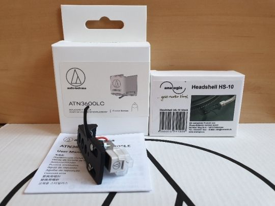 Audio-technica AT3600 LC+HS10 komplett lemezjátszó hangszedő szett