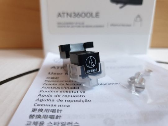 Audio-technica AT3600 LE ELLIPTIKUS MM lemezjátszó hangszedő ÚJ