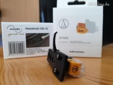Audio-technica AT91 + HS10 komplett hangszedő tű szet