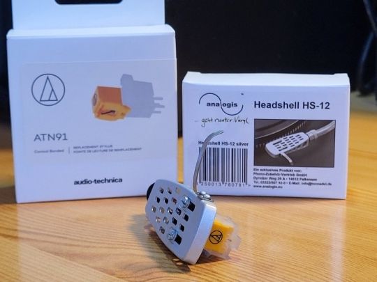 Audio-technica AT91 + HS12 komplett lemezjátszó hangszedő tű szett