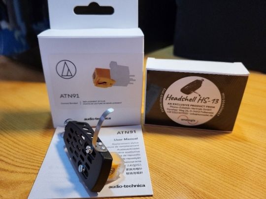 Audio-technica AT91 + HS13 komplett hangszedő tű szett