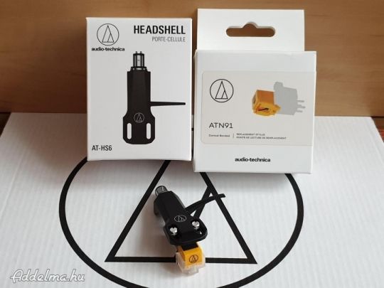 Audio-technica AT91 + HS6BK komplett hangszedő tű szett