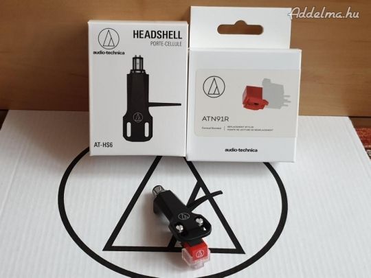 Audio-technica AT91R + HS6BK komplett tű hangszedő szett