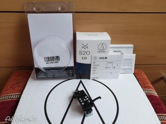 Audio Technica VM520EB JAPAN + HS10BK komplett hangszedő tű szett