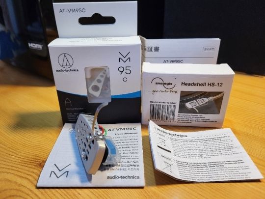 Audio-technica VM95C + HS12 komplett hangszedő tű szett