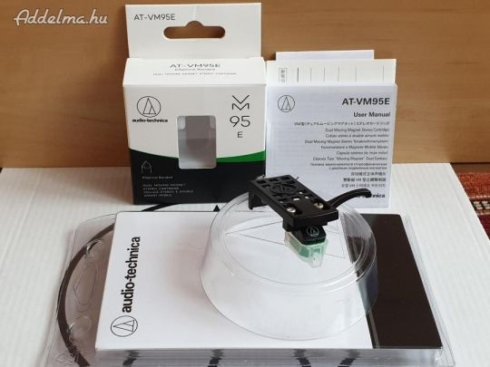 Audio-technica VM95E + HS10BK komplett hangszedő tű szett