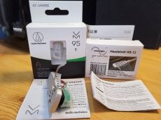 Audio-technica VM95E + HS12 komp. lemezjátszó hangszedő tű szett