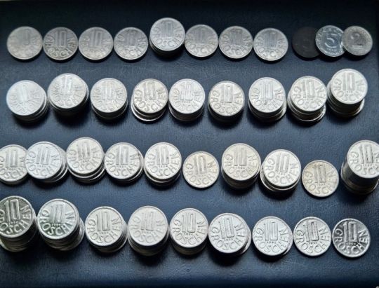 Ausztria érme csomag 10 , 5 és 2 groschen csomag lot (155db érme)