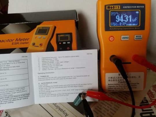 Automatikus kapacitásmérő műszer automata méréshatár