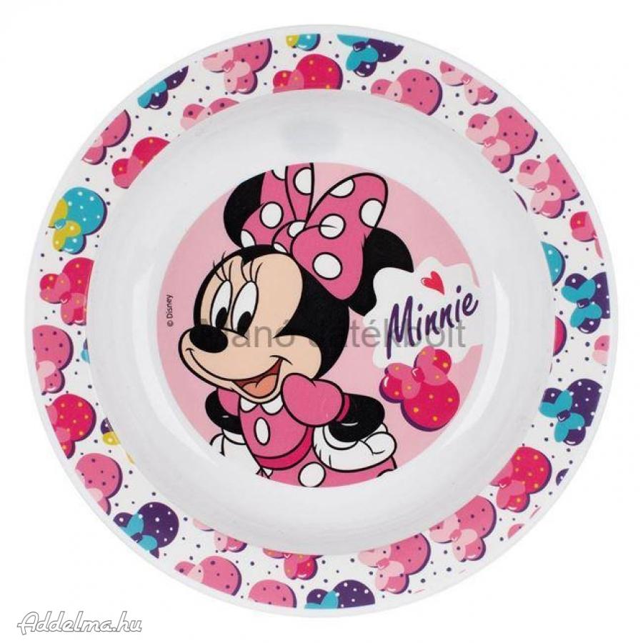 Baba mély tányér - Minnie egér 16 cm