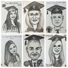 Ballagási, diplomaosztói karikatúra, a tökéletes ajándék