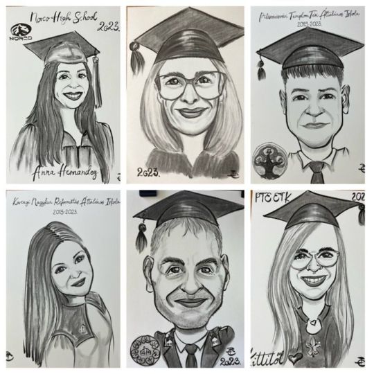 Ballagási, diplomaosztói karikatúra, a tökéletes ajándék