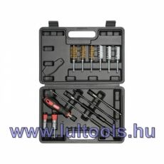 Befecskendezőszelep tisztító klt. 19 r. 1/4" inox, műanyag, réz