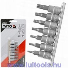 Behajtófej-készlet 1/4" TS-profil (Torx Plus) furattal ötcsillagos