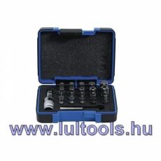 Behajtófej készlet TS-profil PLUS (Torx Plus) 23 db.