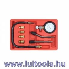 Benzines kompresszió mérő klt. adapterekkel LULTOOLS