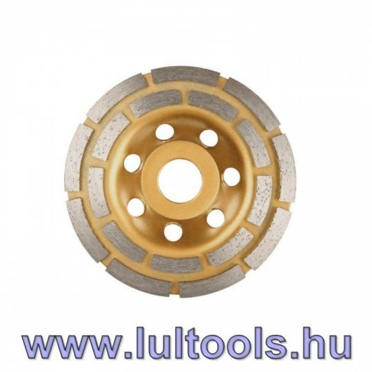 Betoncsiszoló - betonmaró tárcsa 115mm 2 soros