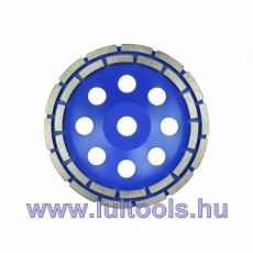 Betoncsiszoló - betonmaró tárcsa 180mm 2 soros