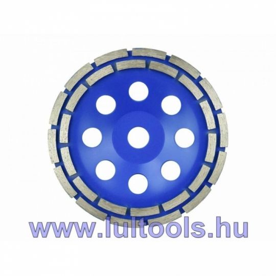 Betoncsiszoló - betonmaró tárcsa 180mm 2 soros