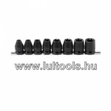 BGS-9779 Levegős dugókulcskészlet, E-profil 1/2"