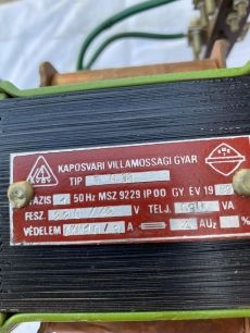 Biztonsági transzformátor 230V 42V 630VA