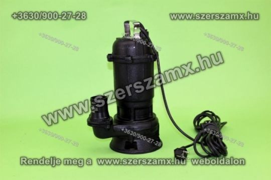 Black Öntvény Darálós Buvár Szennyvíz 3150W Szivattyú Víz