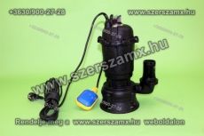 Black Öntvény Darálós Buvár Szennyvíz 3150W