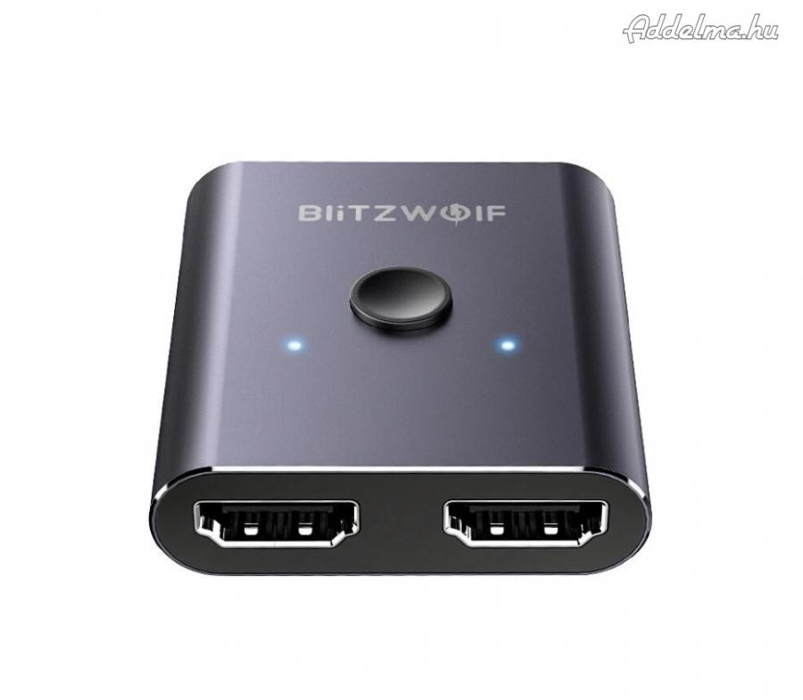BlitzWolf Bi-Direction 4K 30Hz HDMI Switch Splitter Elosztó 