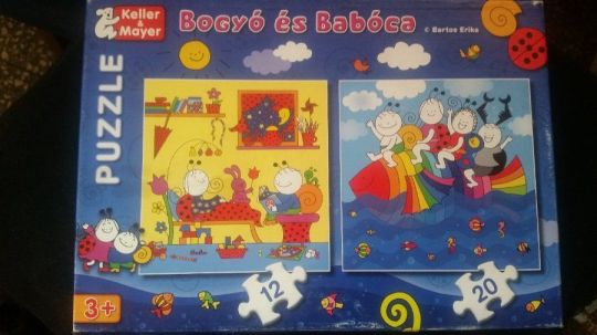 Bogyó és Babóca puzzle,DVD, Bartos Erika: Bagolydoktor, Kifestő