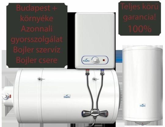 Bojler javítás fix áron Budapesten és vonzáskörzetében