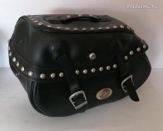 Bőr Nyeregtáska Oldaltáska chopper Harley Dragstar Midnight
