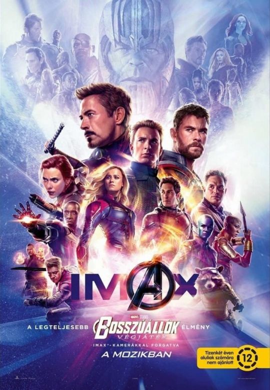 Bosszúállók Végjáték film mozi plakát poszter marvel