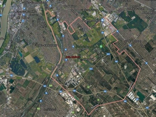 Budapest, XXIII. kerület kiadó iroda 839 m2