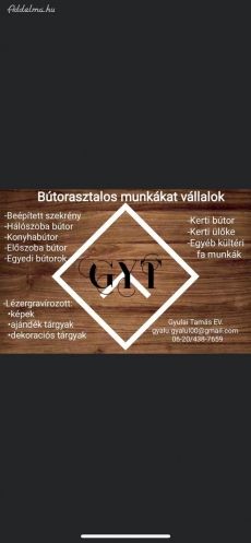 Bútorasztalos munkák vállalása