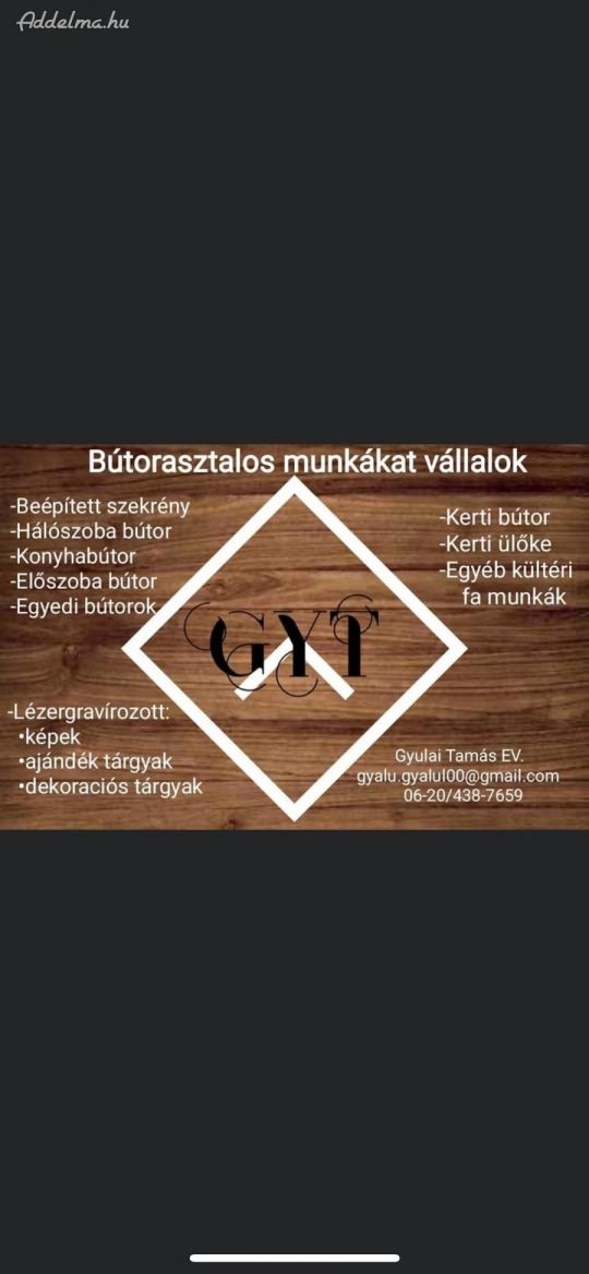 Bútorasztalos munkák vállalása