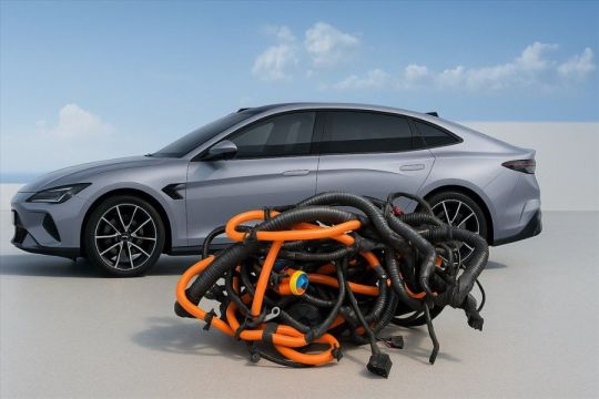 BYD Seal 2022 - motortér kábelköteg