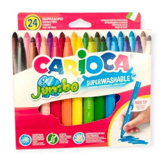 Carioca mosható filctoll készlet vastag heggyel – 24 db