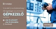 CNC gépkezelő munkatársat keresünk
