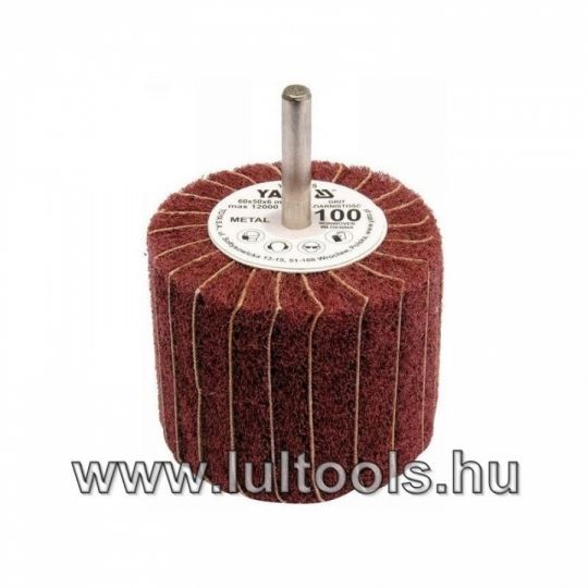 Csapos lamellás, legyező csiszolókorong 60 x 50 x 6 mm / P60 YATO