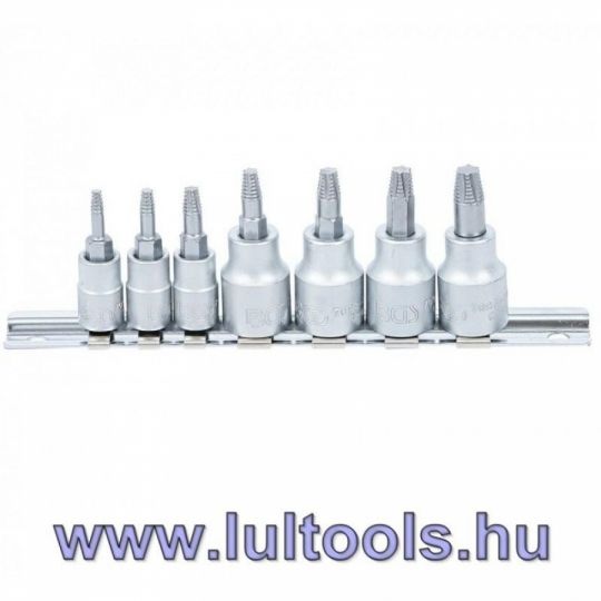 Csavarkiszedő készlet hibás T-profilhoz (Torx) T10 - T40