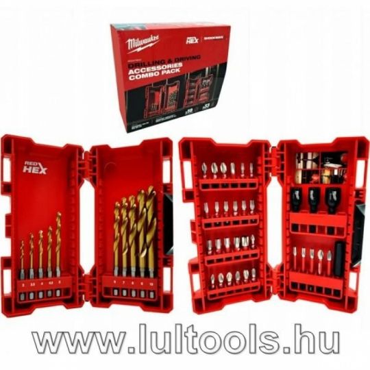 Csigafúró klt HSS-G Hex +33r bit klt Milwaukee
