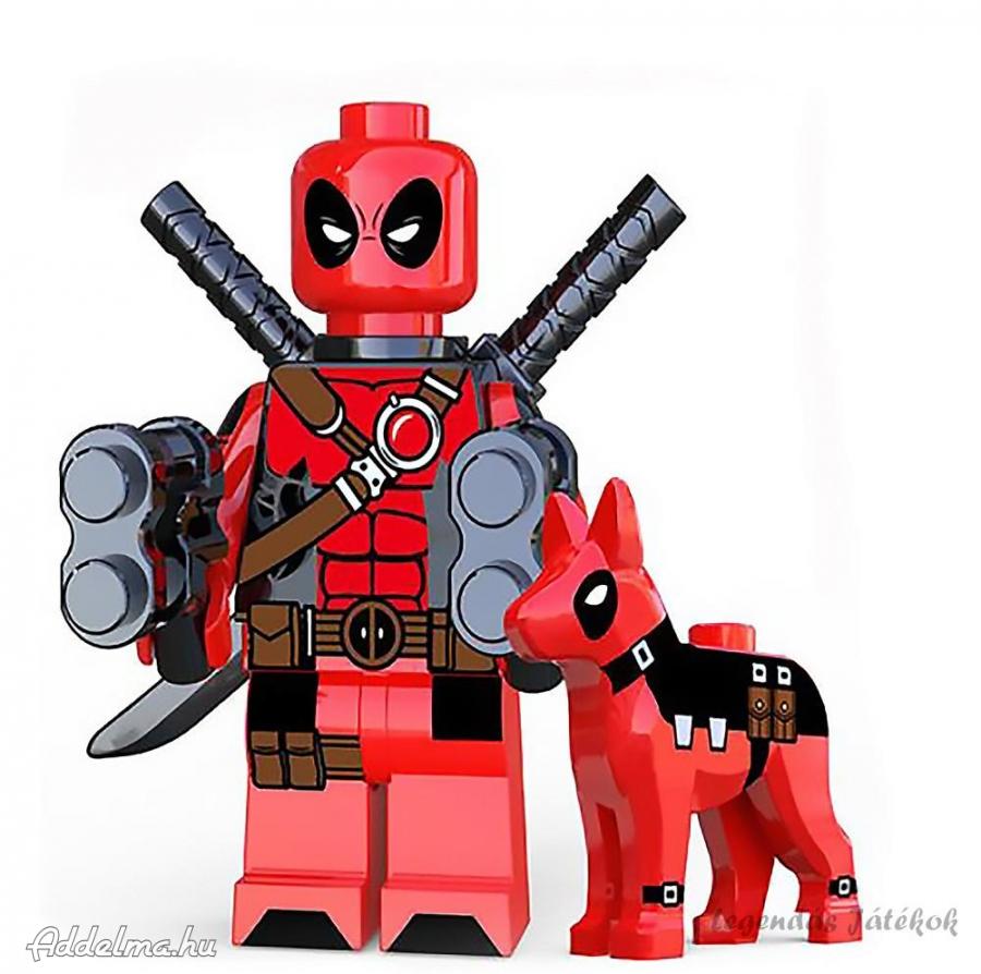 Deadpool mini figura kutya figurával