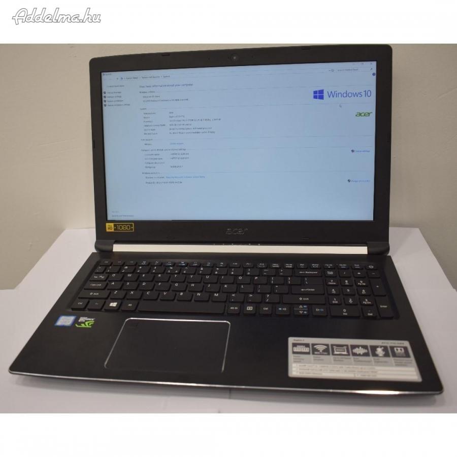 Dr-PC.hu 10.1: GAMER laptop: Acer Aspire 7 GTX1050-el