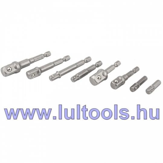 Dugókulcs adapter készlet 8db-os
