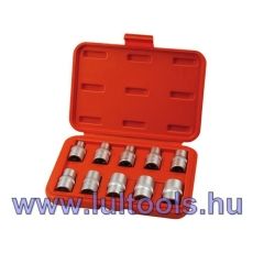 Dugókulcs készlet 1/2" Torx E8-24
