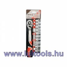 Dugókulcs készlet 12 részes 1/2" 10-24 mm CrV Yato