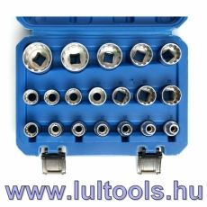 Dugókulcs készlet 19 darabos 12 szög 8-32mm