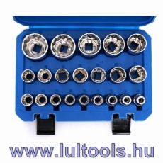 Dugókulcs készlet 21 darabos 12 szög 8-36mm