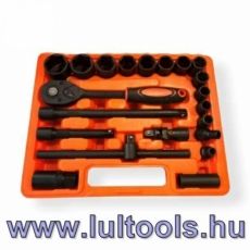 Dugókulcs készlet 22 részes 1/2" 8-32 mm CrV