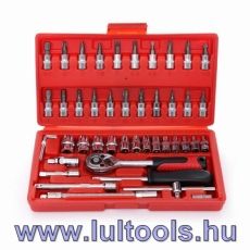Dugókulcs készlet 46 részes 1/4"